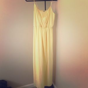 Guess Yellow Maxi Dress